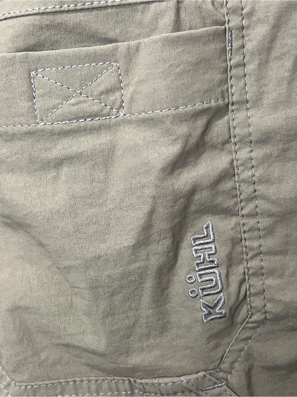 KUHL Renegade 35 Buckskin Khaki Cargo Shorts 5121 Hiking Outdoor Stretch Gorpcor - Picture 6 of 12